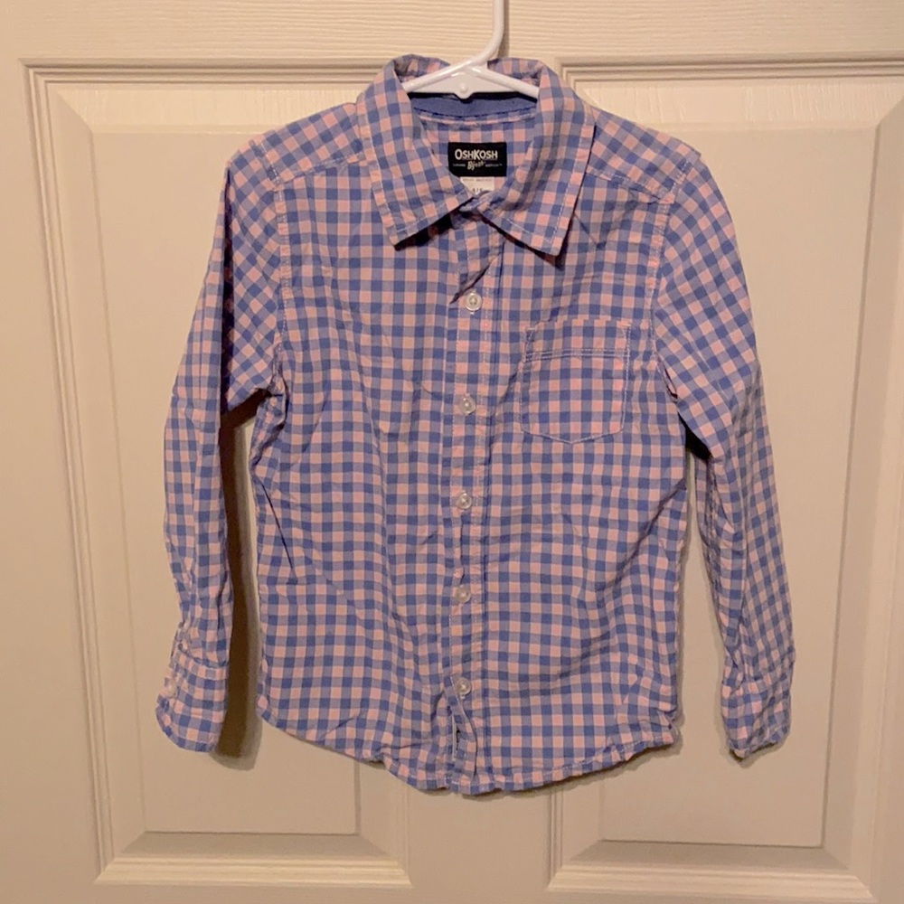 Boys long sleeve button up